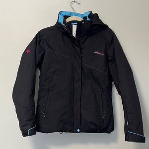 Descente Black Winter Ski Snow Jacket